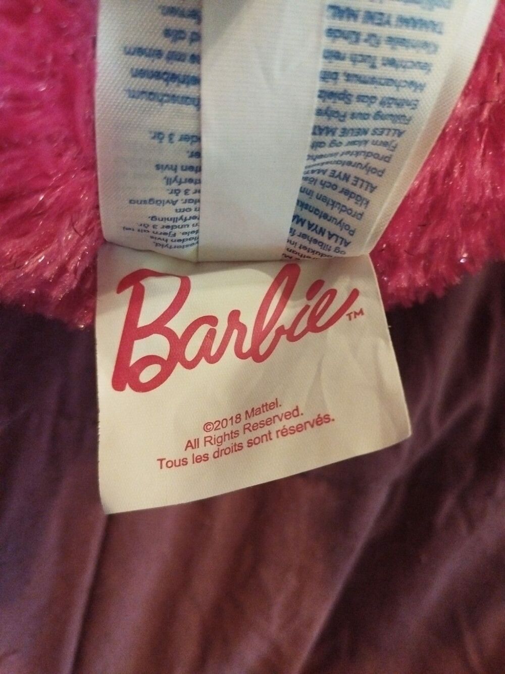 2018 Barbie Build A Bear Plush Pink Barbie - Picture 3 of 3